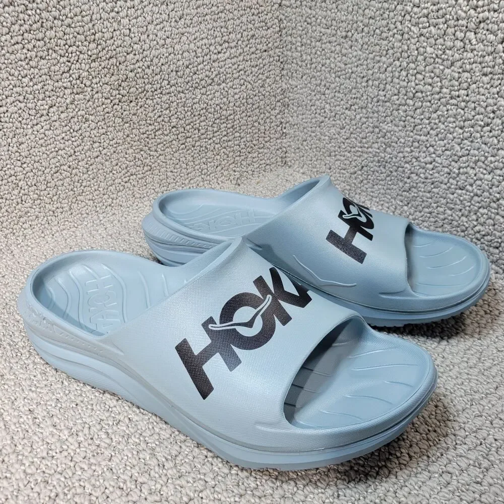 Hoka One One Ora Athletic Slide Blue Black Men's US Size 11